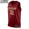Dres Cleveland Cavaliers Jarrett Allen 31 Nike 2022-23 Icon Edition Maroon Swingman - Dječji